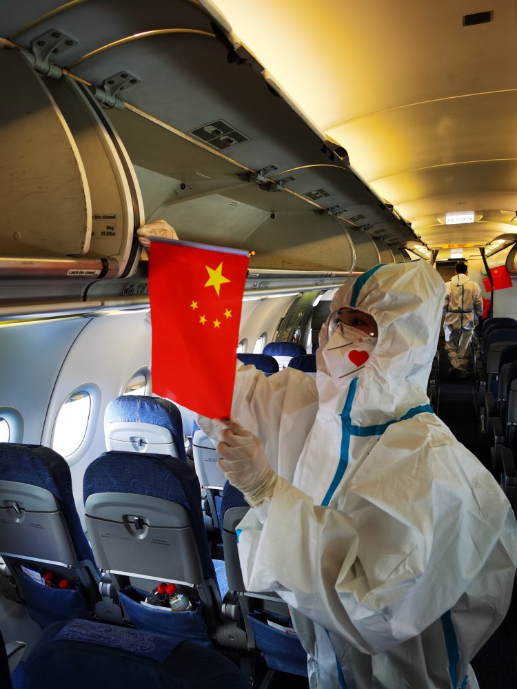 欢迎回家国航保障中国奥运健儿回国