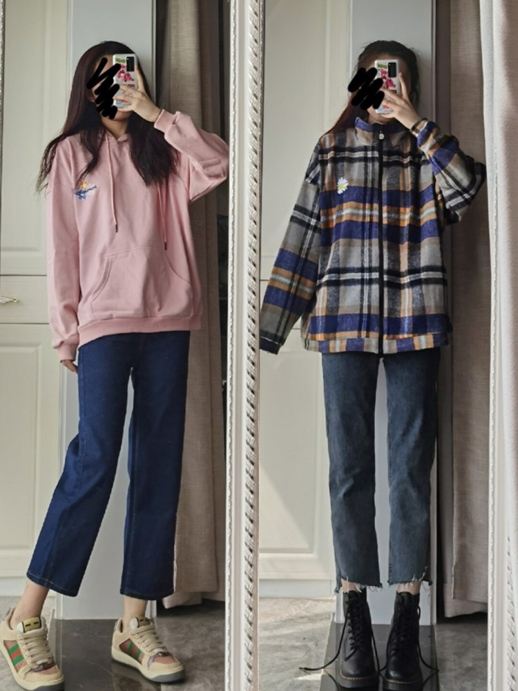 日常穿搭173cm50kg女大学生校园风穿搭