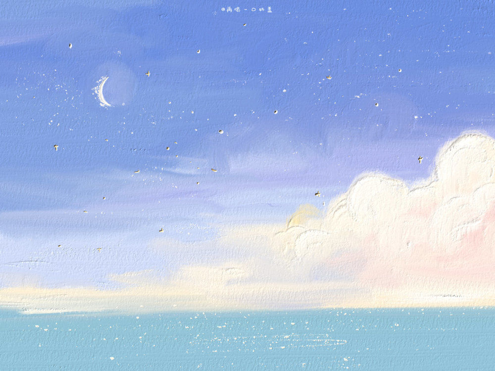 Ipad壁纸背景 梦幻油画风 腾讯新闻