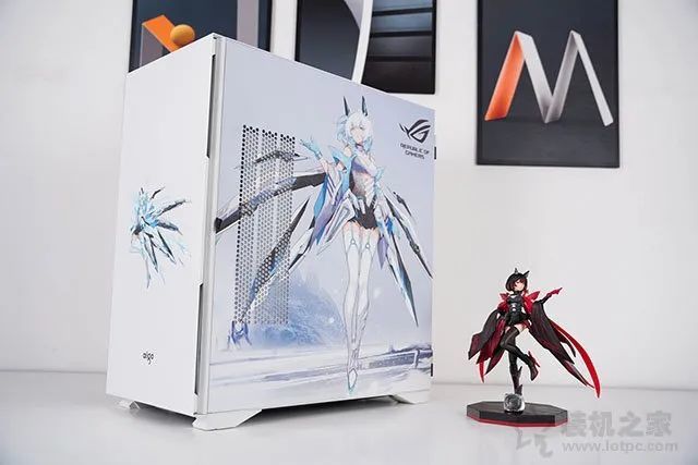 高颜值雪武战姬纯白主题,i7 11700k配rtx3070水冷主机方案