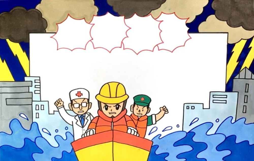 抗击洪水手抄报教程来了,河南加油!中国加油!_腾讯新闻