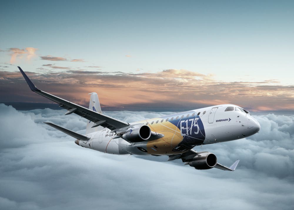 美国天西航空公司订购16架e175飞机