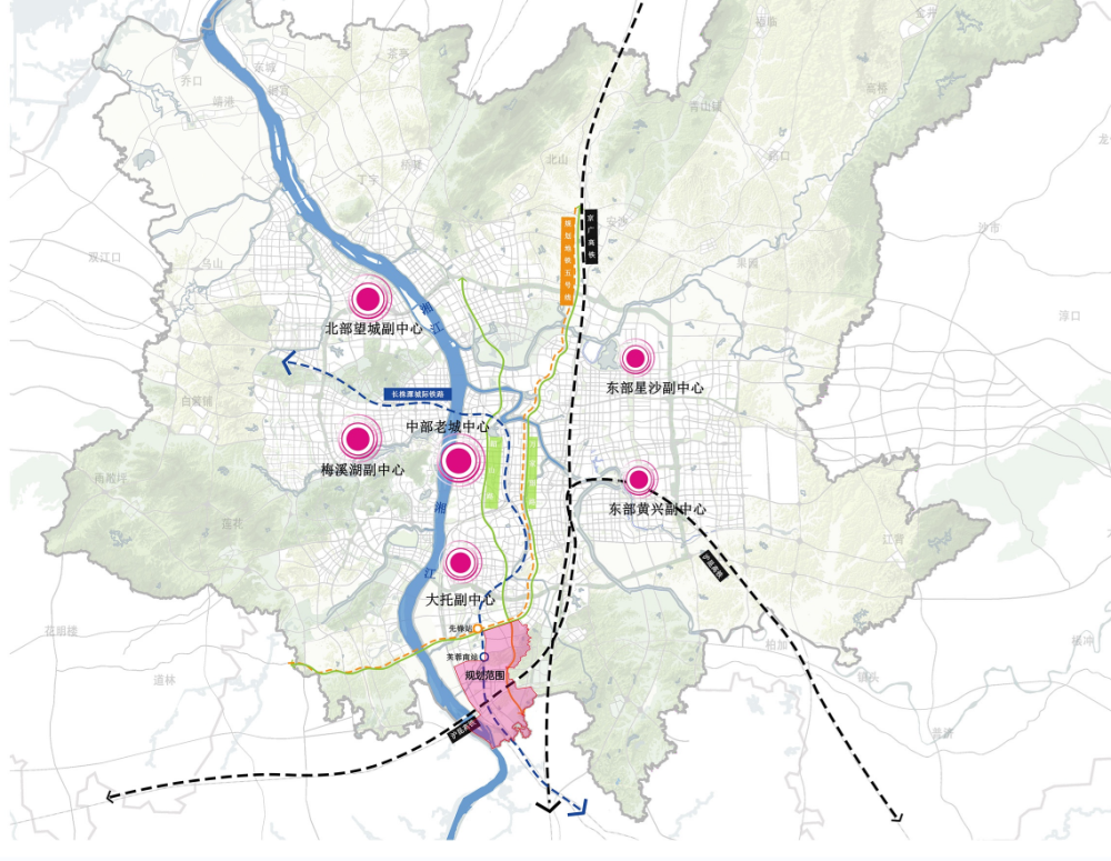 长沙要建几个副中心答案即将揭晓长沙市国土空间总体规划预计近期公示