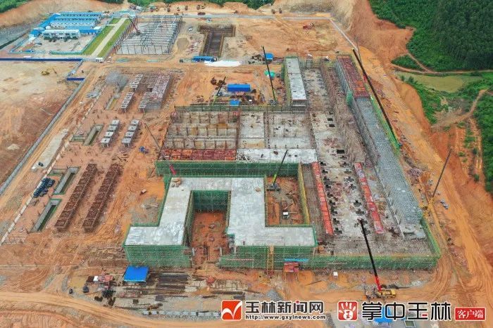 白平产业园70万吨锂电基地10万吨铜箔项目一期已初具雏形