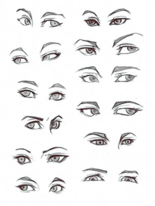 各种眼睛的画法,你学废了吗?