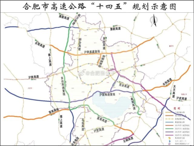 明合高速跨巢湖路线图图片