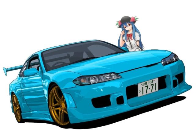 电脑壁纸动漫图片人物与汽车