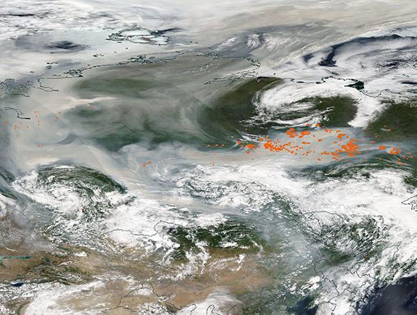 NASA：西伯利亚野火烟雾首次飘到北极，穿越下载3000公里