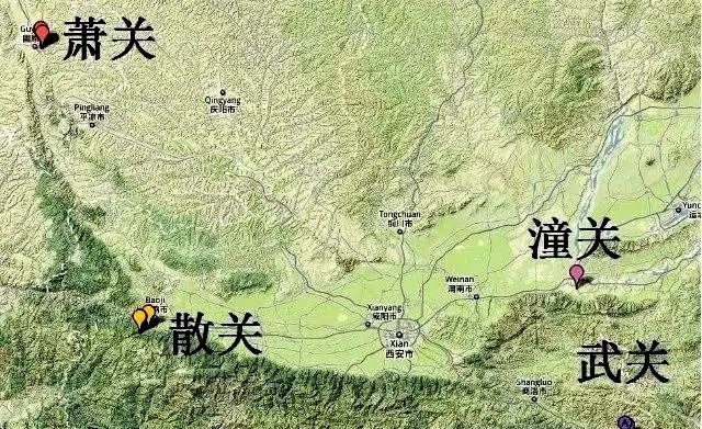 暗渡陈仓地图图片