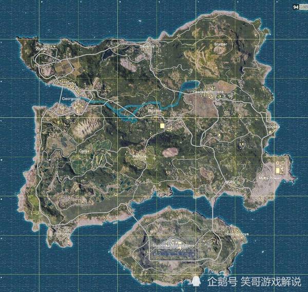 和平精英海岛地图最强打野路线建议收藏装备水平不输p城