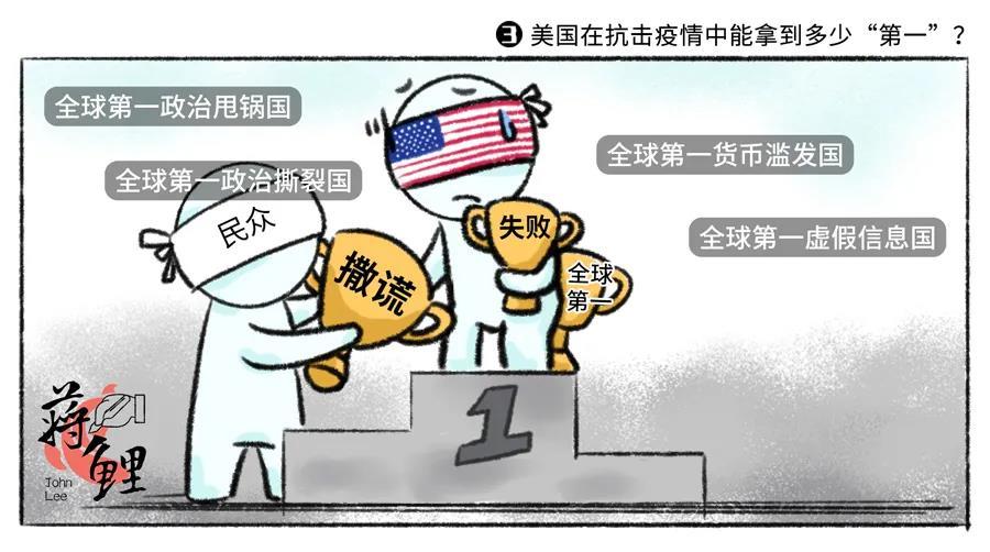 新漫评美国在抗击疫情中能拿到多少第一