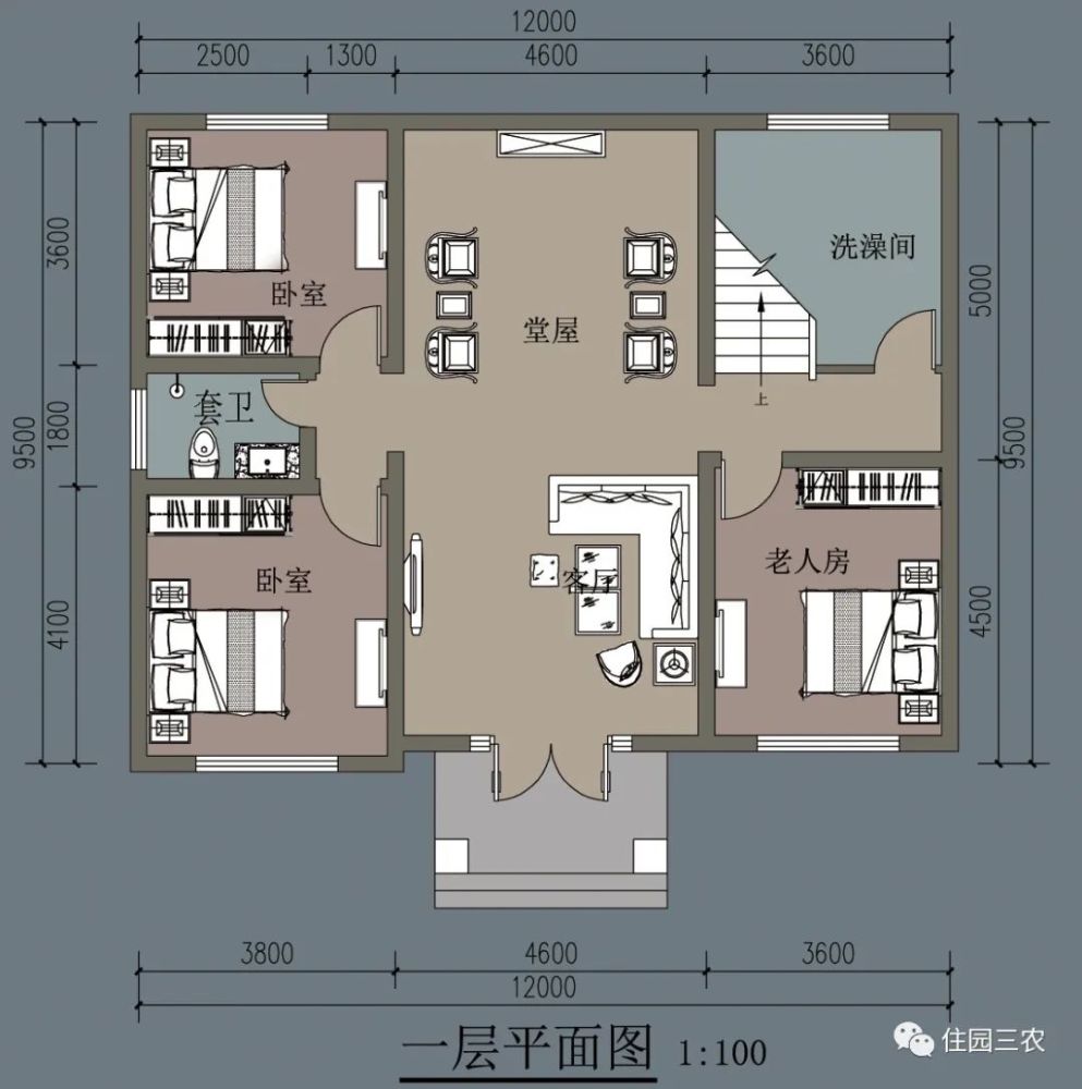 6x12米自建房设计图纸图片