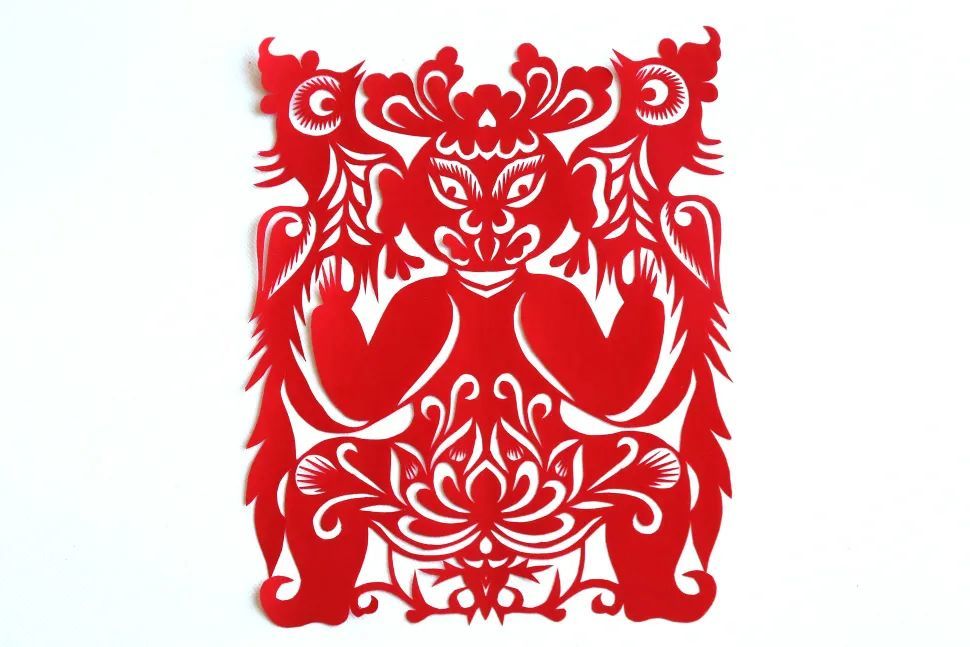 陕北剪纸中的百变女神_腾讯新闻