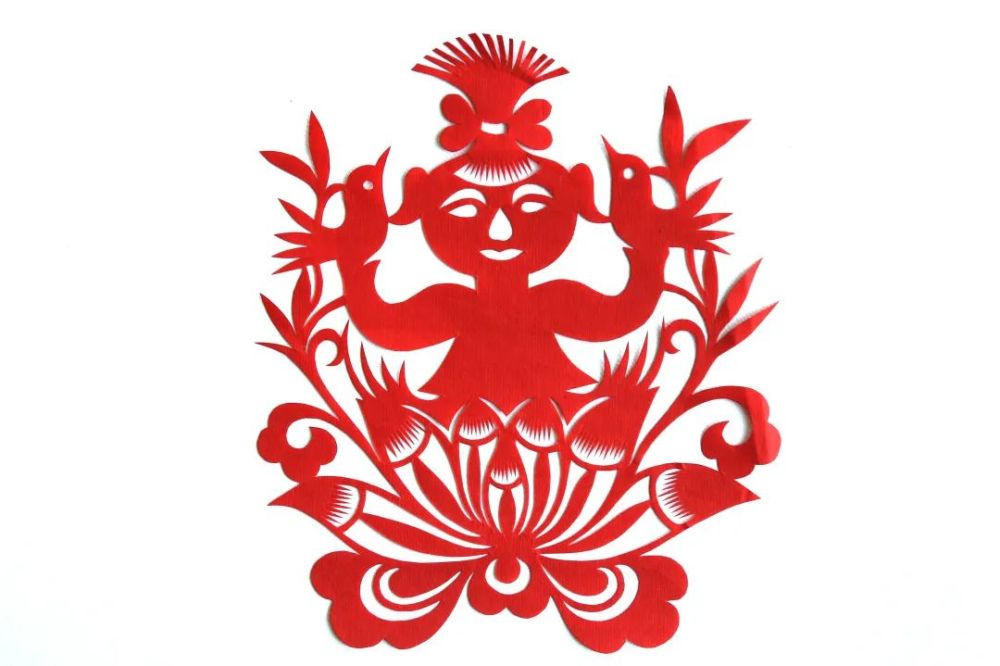陕北剪纸中的百变女神_腾讯新闻