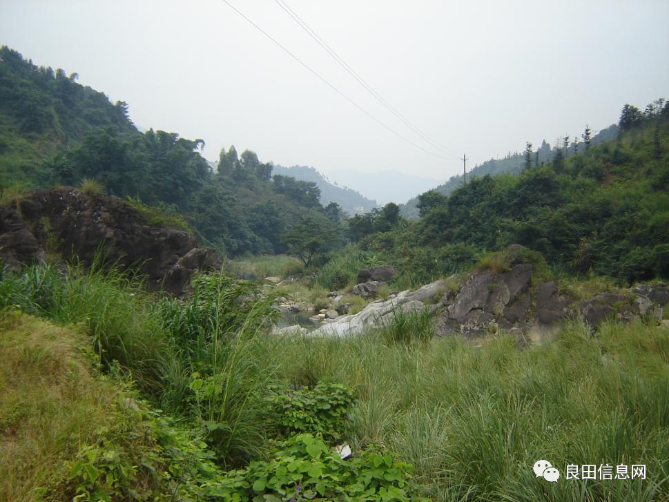 揭西良田乡自然风水奇观狮象把水口