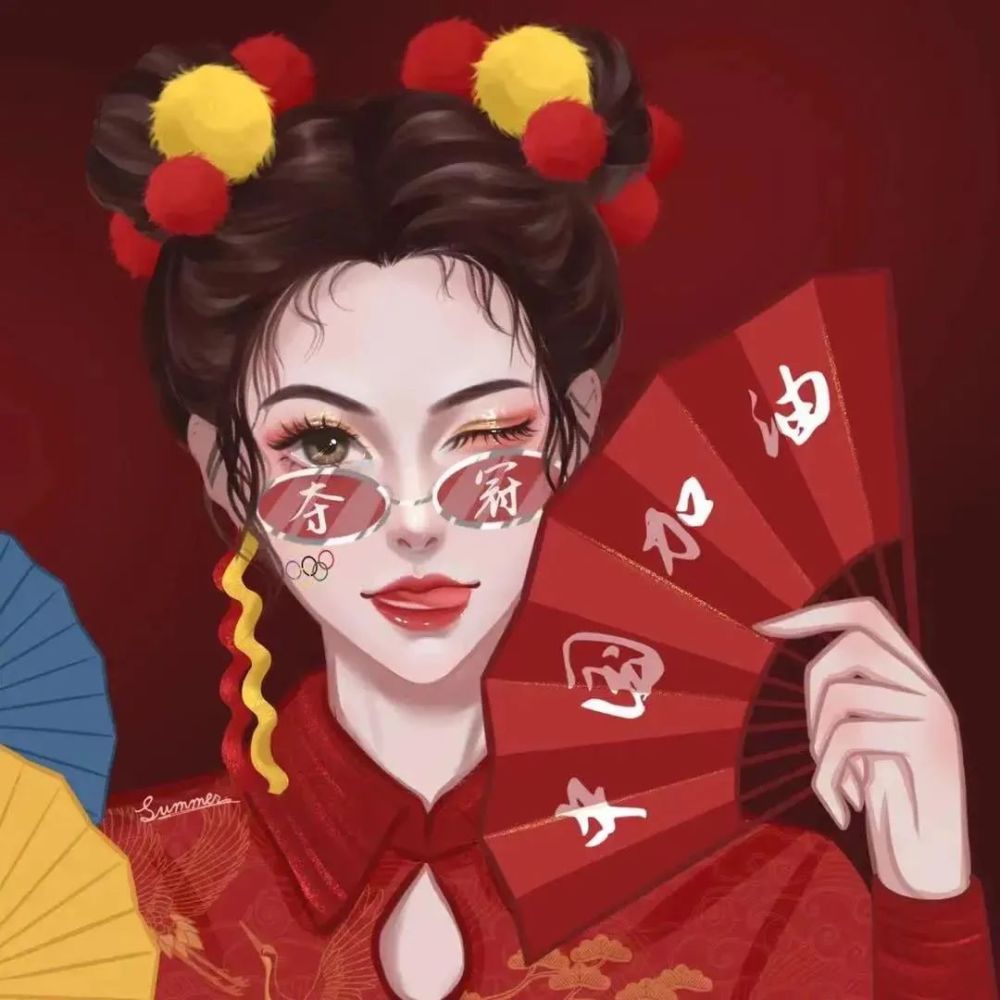 奥运头像愿以吾辈之青春守护吾辈之国家