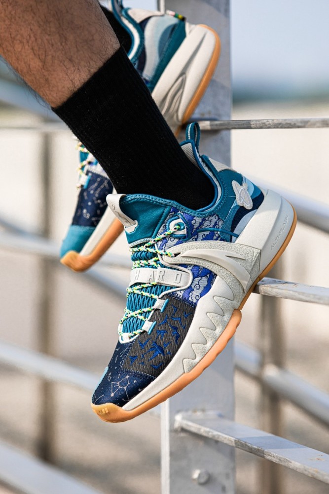 海沃德gh2七夕篮球鞋联结鹊桥刺绣立体化提升鞋面整体包裹