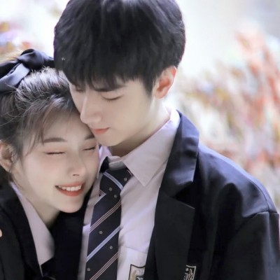 ins清新一对两张真人情头自截