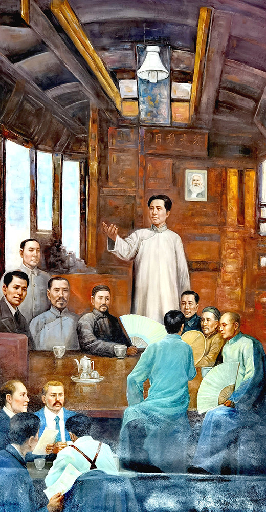 张权开|《党旗下的艺术家》国家优秀书画作品展