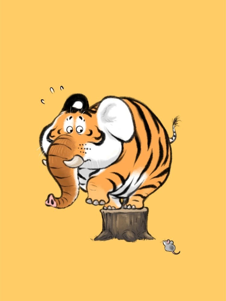 萌萌的胖虎头像壁纸