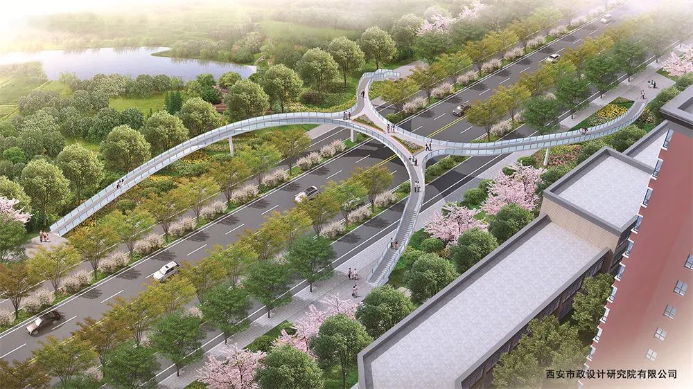 今年中心城区新建3座"高颜值"人行天桥 看看在不在你家附近?