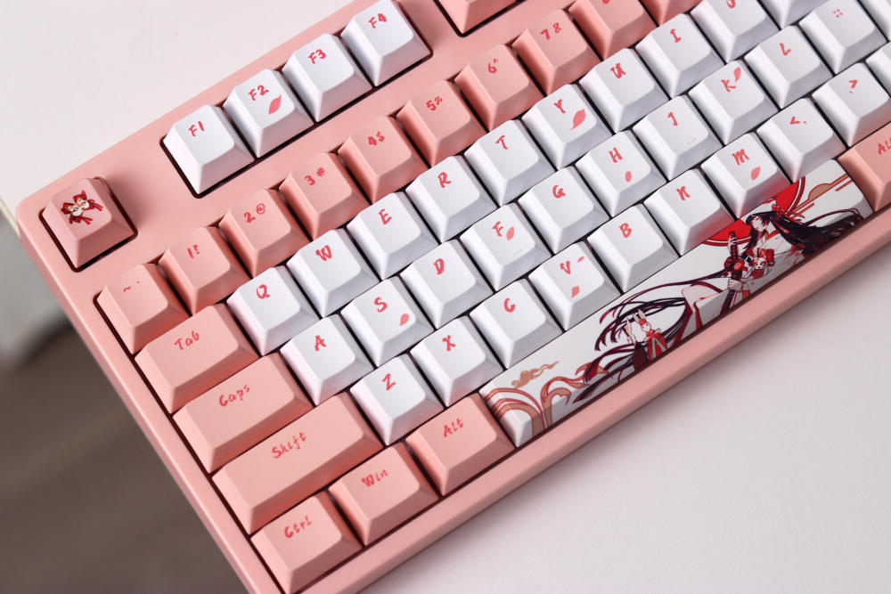 七夕礼物不愁了ikbc白无垢樱花机械键盘女票不喜欢你找我