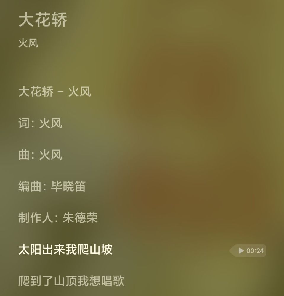 火风最火的几首歌,曾经大街小巷都能听到,比如《大花轿》,歌词"太阳