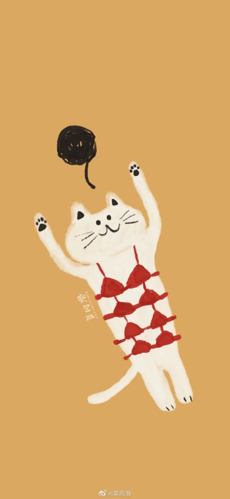 壁纸| 手绘个性壁纸 画师菜阿滑