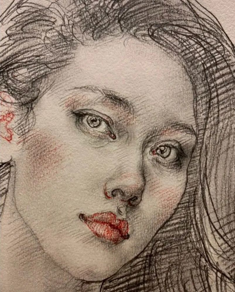 艺推丨2021庞茂琨最新人物写生作品精选