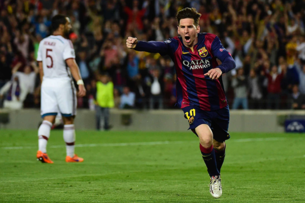 巴塞罗那3-0拜仁慕尼黑,欧冠半决赛,2015年5月6日世界杯对阿根廷的