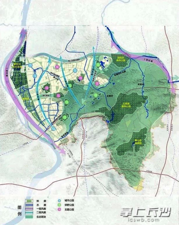 长株潭绿心总体规划图片