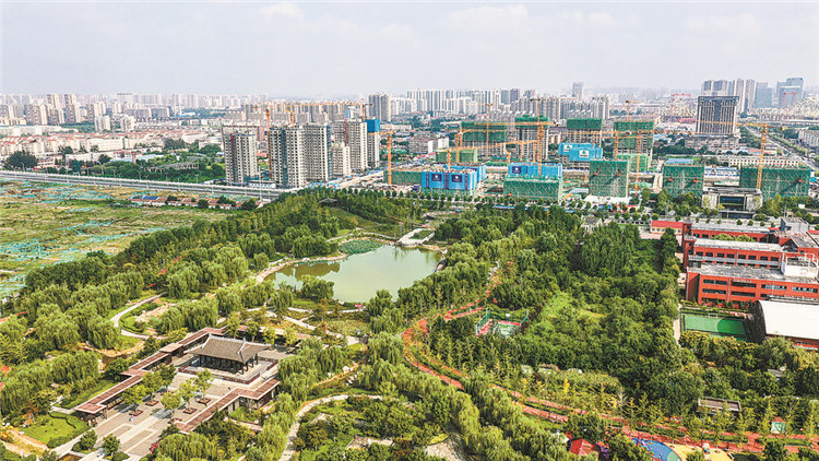 廊坊瑞丰公园打造农耕文化主题公园