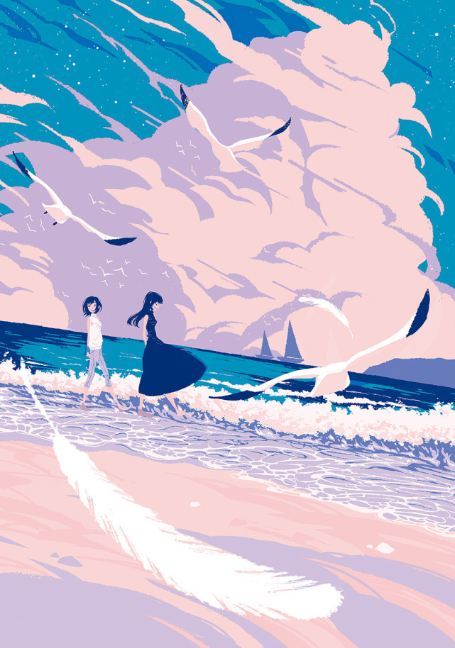 日本插画师しまざきジョゼ的治愈系插画作品|插画师|日本