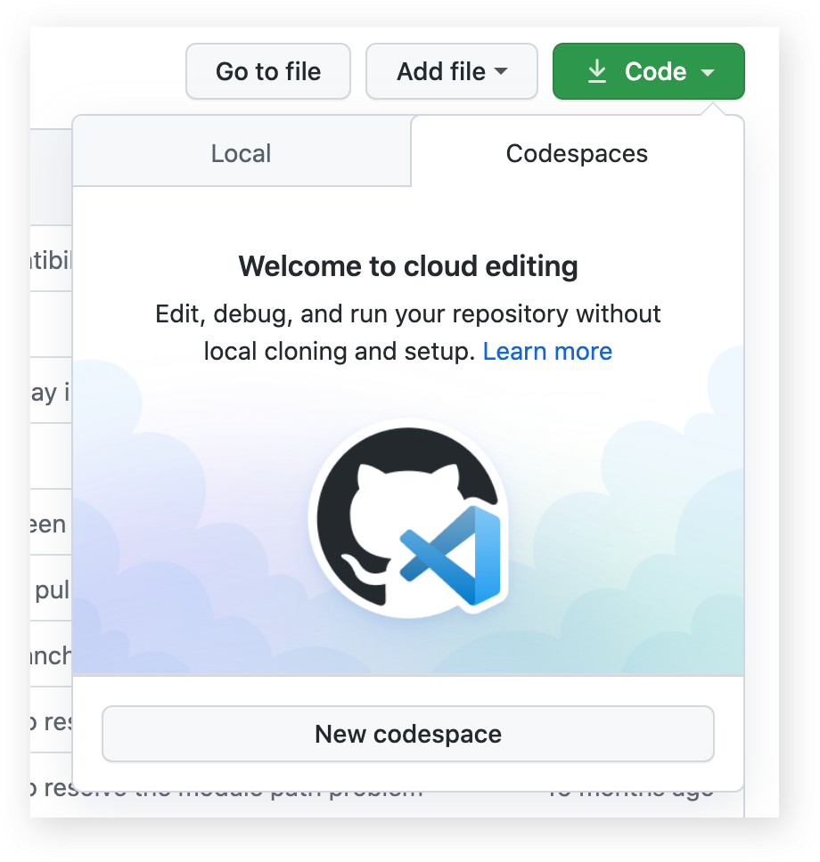 直到今天,github 在 twitter 上宣布 codespaces 现在已经开放给