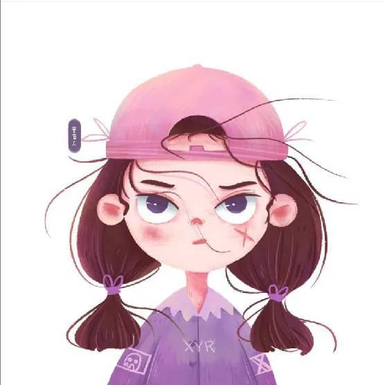头像做个可爱女孩不烦世事满心欢喜