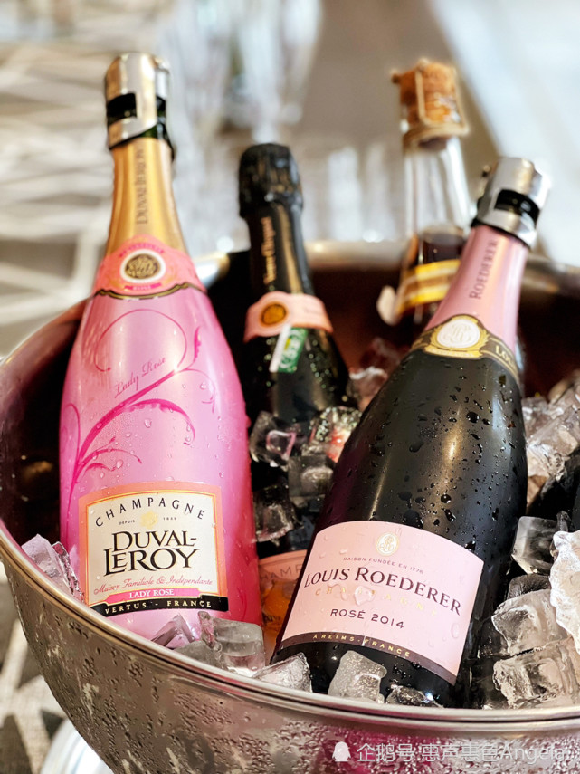 气泡细腻绵长精致duval-leroy "lady rosé"杜洛儿桃红夫人香槟草莓
