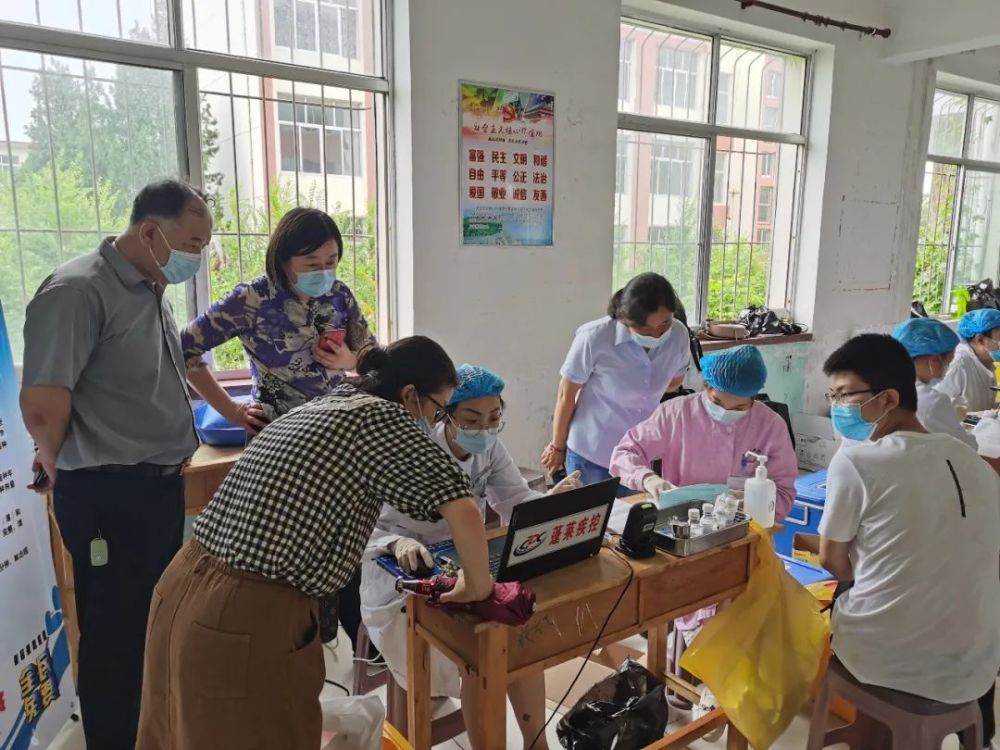 现场直击!蓬莱开设新冠疫苗接种"学生专场"
