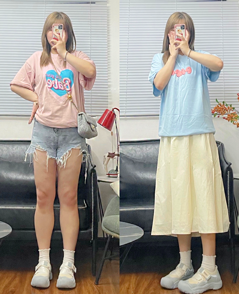 上身真的又胖又土气!