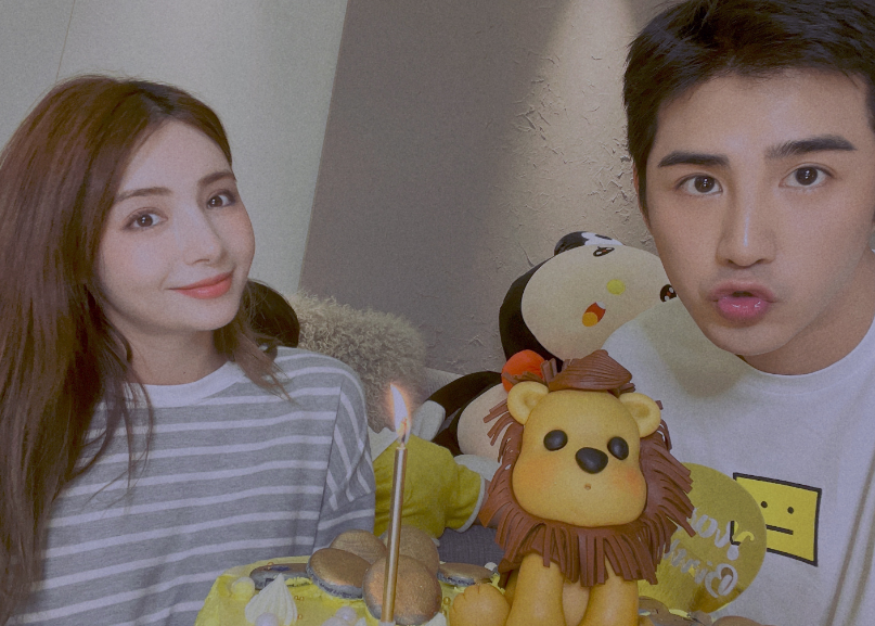 麦迪娜晒照为老公庆生!怀孕8个月颜值仍能打,直播透露二胎性别