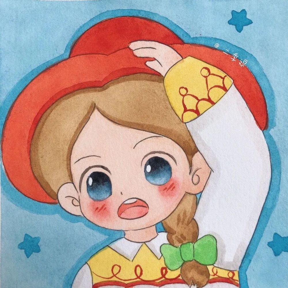 头像手绘玩具总动员主题头像玩具总动员系列七夕情侣头像