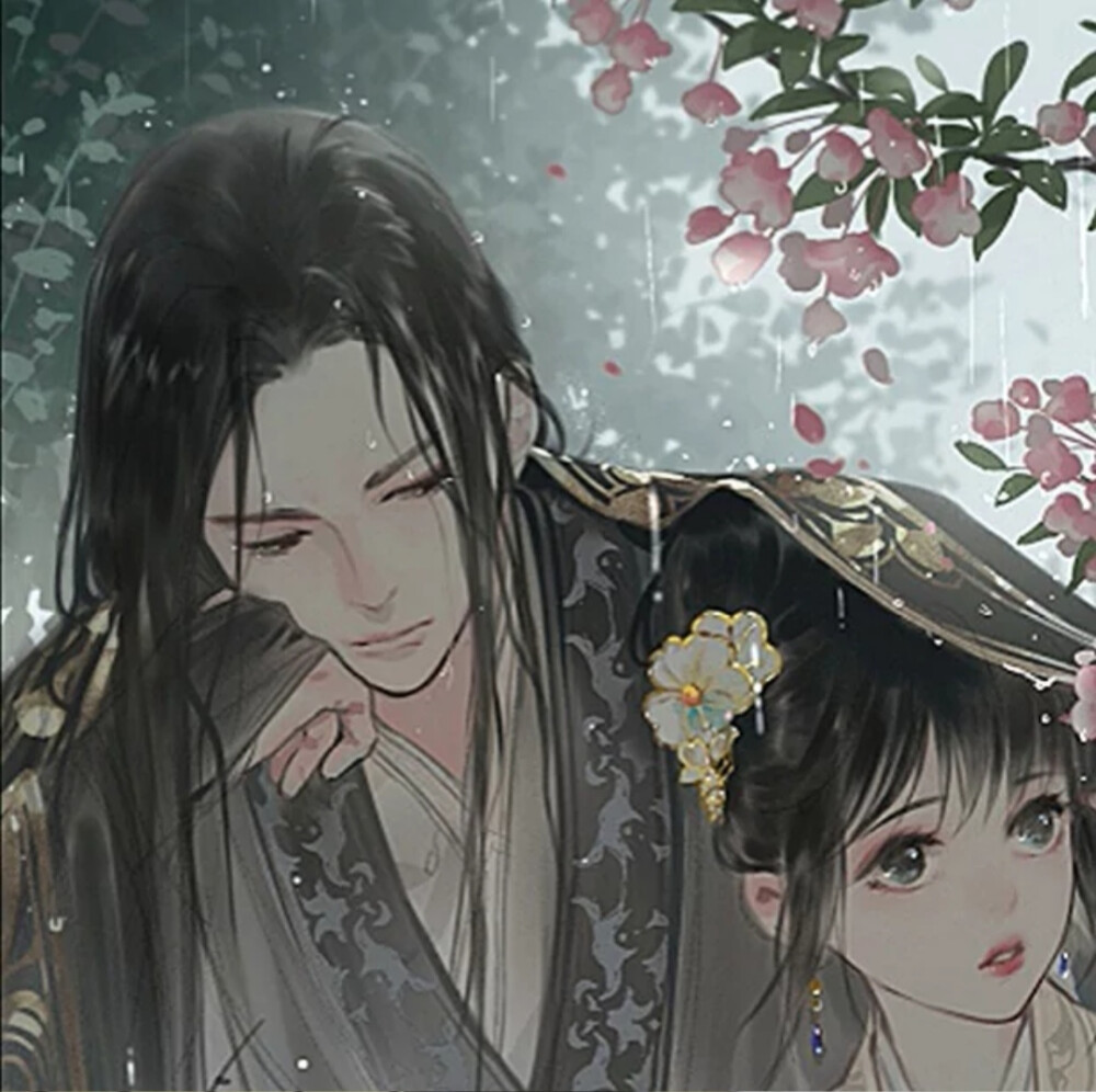 乞巧节当天和你家那位换上的古风情头