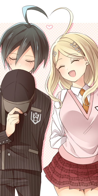 弹丸论破最原终一x赤松枫动漫全面屏cp壁纸七夕快乐