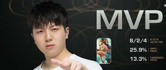 妖刀虞姬拿下第二局mvp