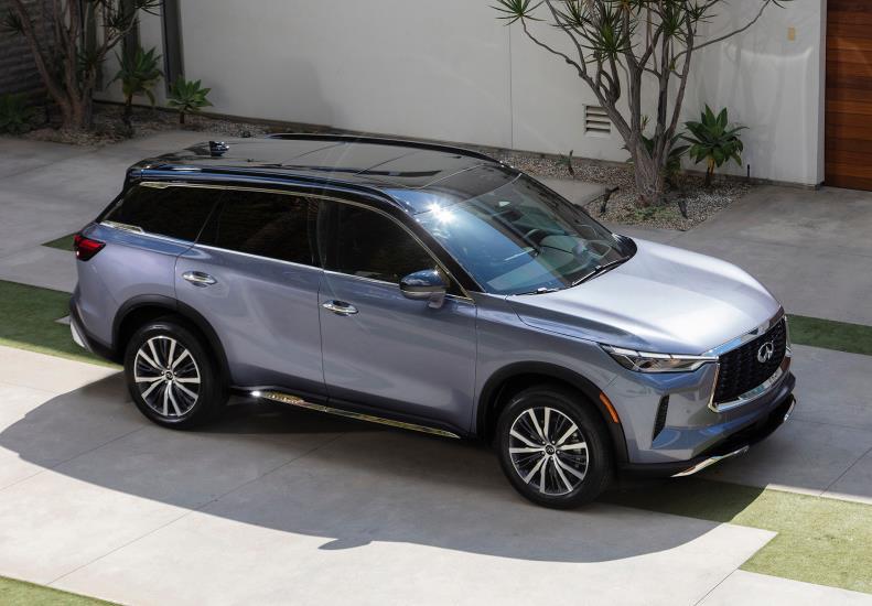 2022款英菲尼迪qx60实车到店搭载35lv6引擎明年上市