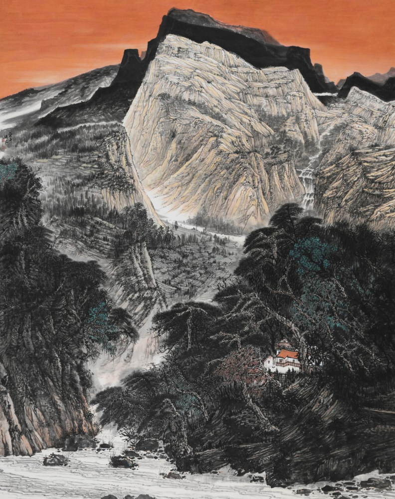 意境超然自成韵—记著名画家邓博文