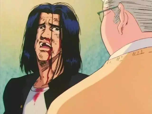 三井寿:"教练,我想打篮球!"湘北对战山王的画面.