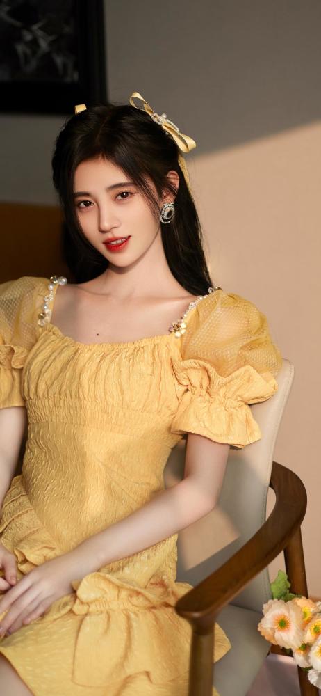 鞠靳祎壁纸愿时光能缓美好如初往事不提余生不将就