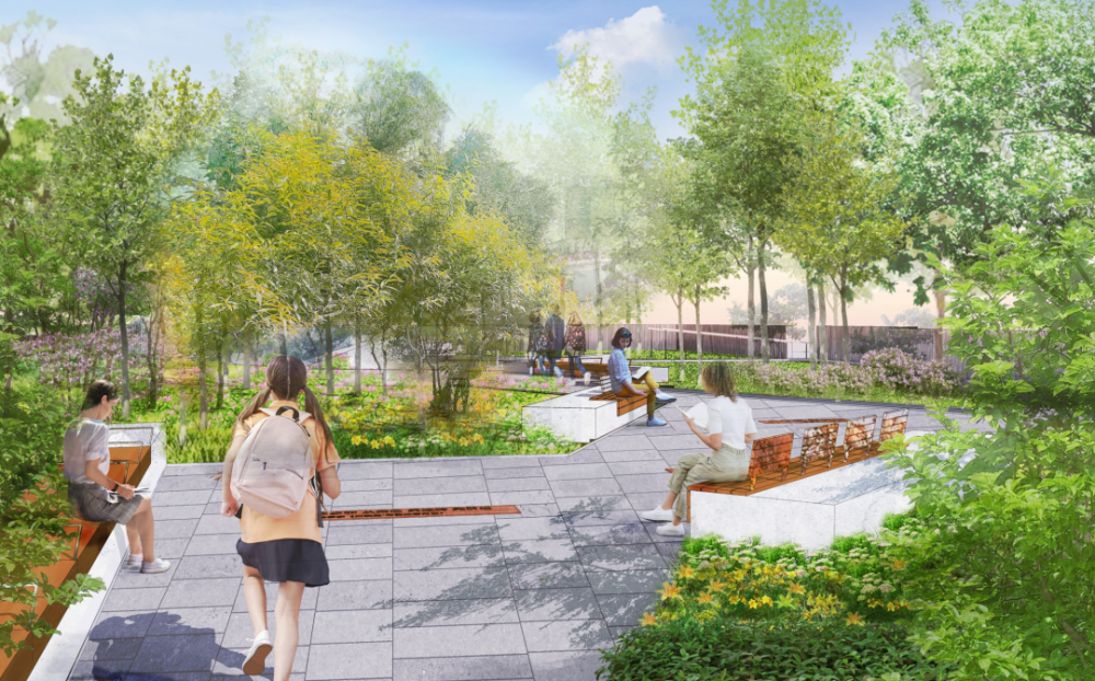 您的选择关系着花园路街道北京医学院附属中学南侧入口绿地更新项目