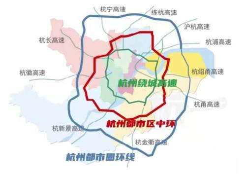 为什么杭州只有三环三个环线的功能区分