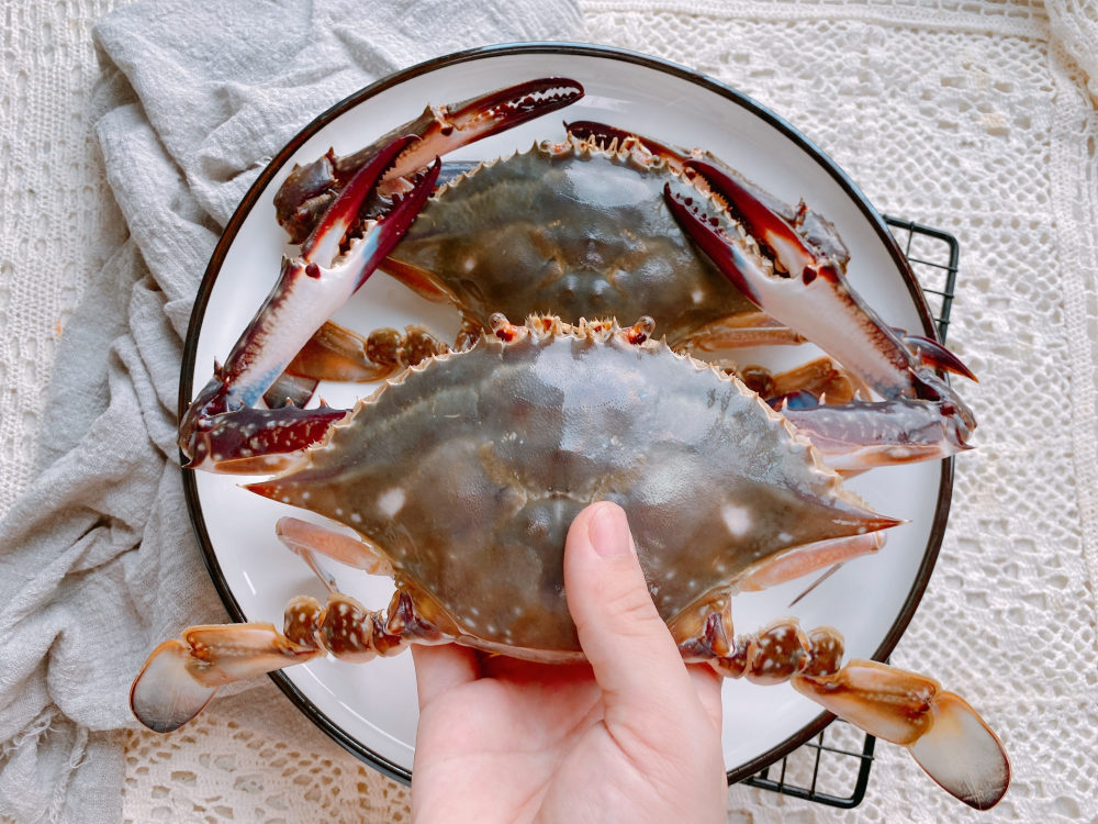江浙沪时令菜葱油梭子蟹掌握2点肉质细嫩鲜得掉眉毛